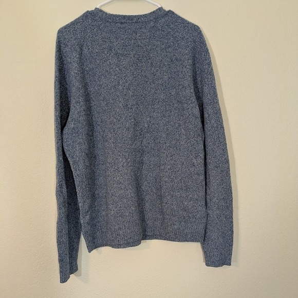 Original Penguin by Munsingwear Blue Sweater Men's Large Lambswool Crew Neck - Picture 2 of 9